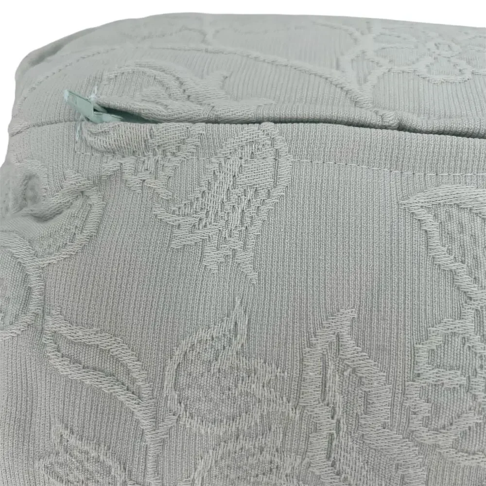 pottery barn matelasse jaquard bed skirt and pillow.